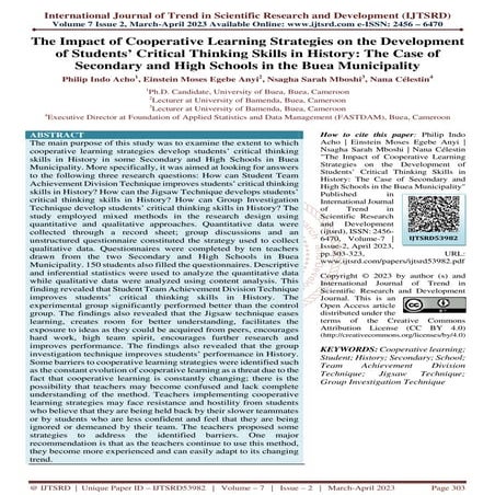 Enhancing historical consciousness in history education through ...