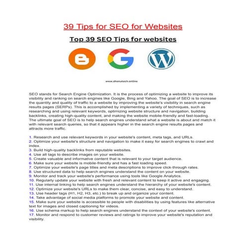 39 Tips for SEO for Websites.pdf
