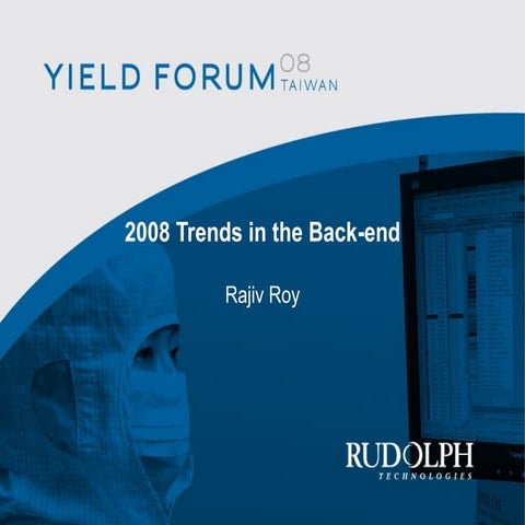 Trends in the Backend for Semiconductor Wafer  Inspection