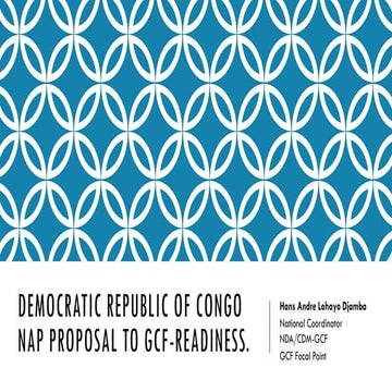 3a.3 Democratic Rebublic of Congo experience_GCF | PDF