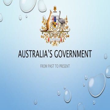 3a Australia's government, terra nullius and federation