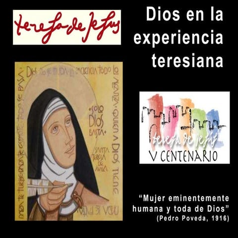 CONGRESO TERESIANO CHILE - Ximena Quintanilla: Dios en la experiencia teresiana.