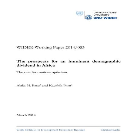 WIDER Working Paper 2014053