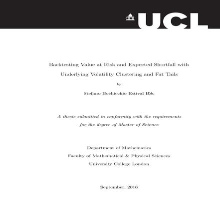 Backtesting Value at Risk and Expected Shortfall with Underlying Fat Tails an...