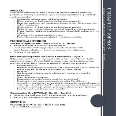Resume (revised) Nov 2016