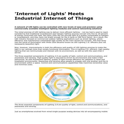 Internet of Lights
