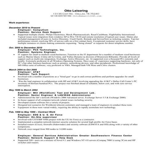 Otto Leisering is IT