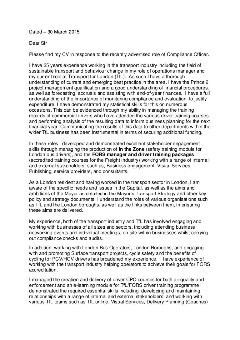 air quality engineer cover letter