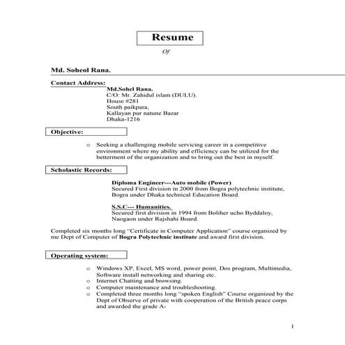 update cv salim | DOC