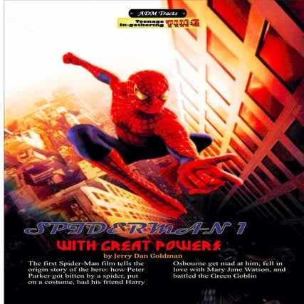 Spiderman 1 e-tract