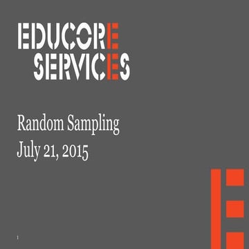 Random Sampling