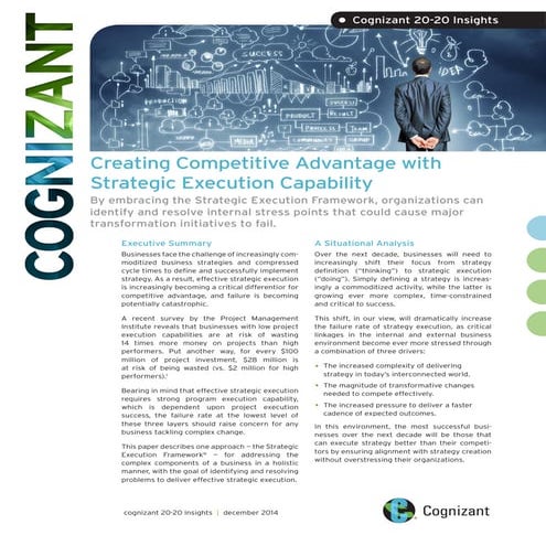 Creating Competitive Advantage with Strategic Execution Capability V1.0