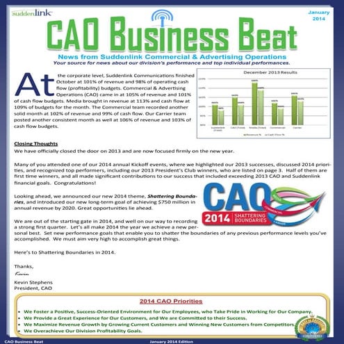 CAO Newsletter 2013 Final