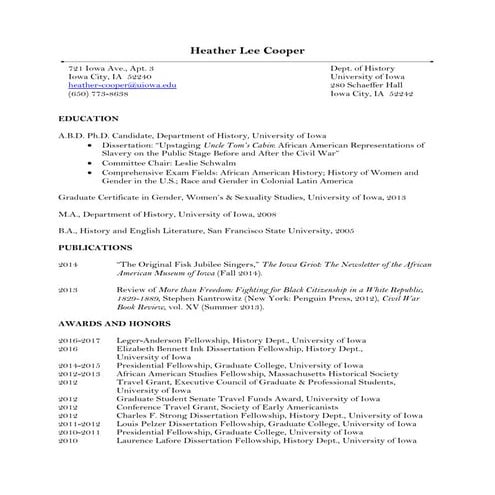 Cv | PDF