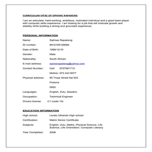 SIPHIWES_C.V.S | DOC
