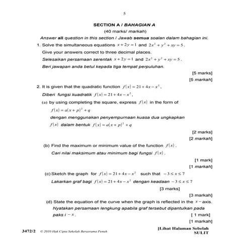 3 add maths k2 trial spm sbp 2010