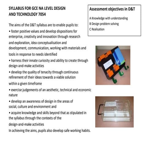 3A Design & Technology | PPT