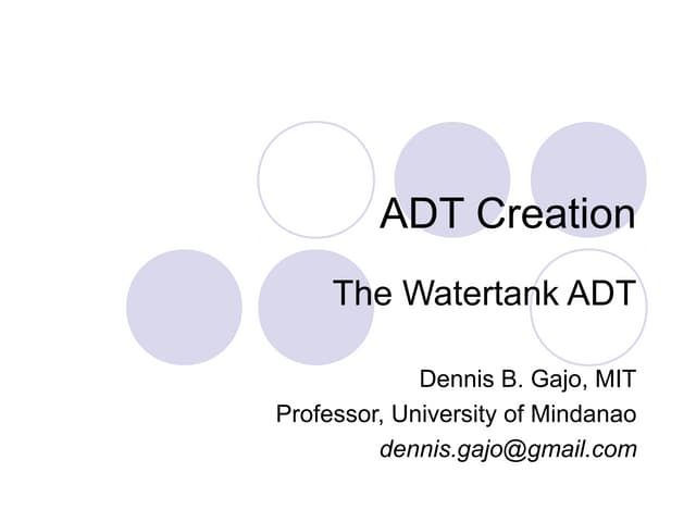 Creating an Abstract Data Type in C++