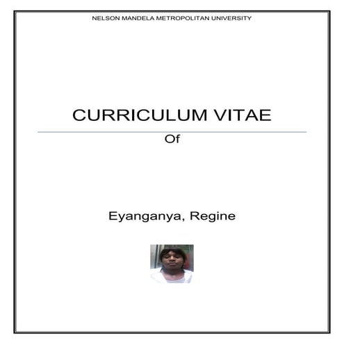 REGINE EYANGANYA-CV Latest