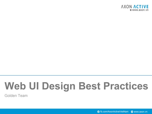 Web UI Best Practices.ppt