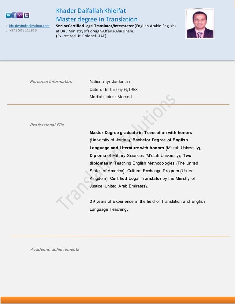 khader CV