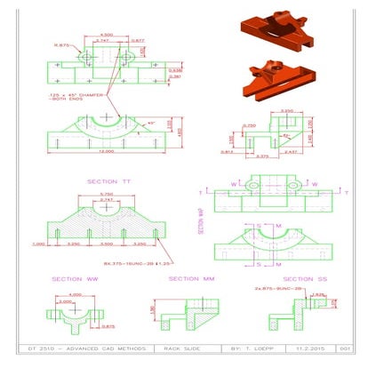 RACK SLIDE-sections | PDF