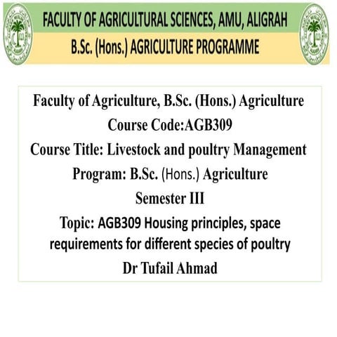 Housing principles for different species of poultry.pptx