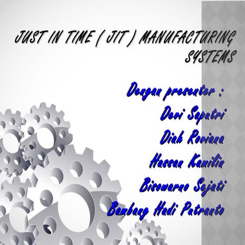 Just in time (jit) | PPTX