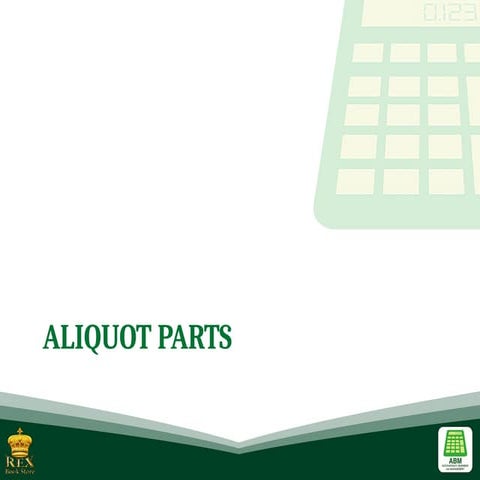 3_Aliquot_Parts.pptxnjgfvbm bdvh hmn bdfxg