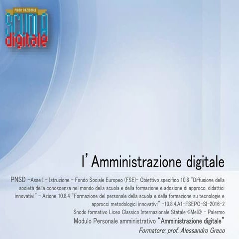 3 amministrazione digitale