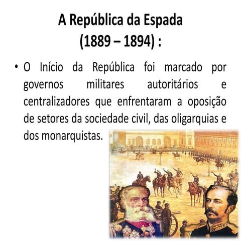 3° ano   República da Espada