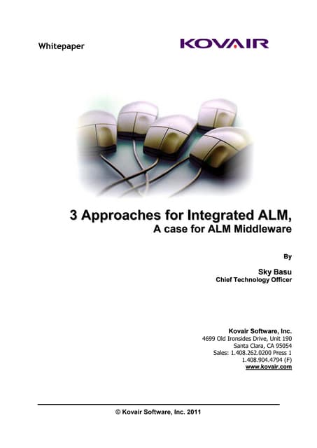 How to choose an ALM tool | PPT