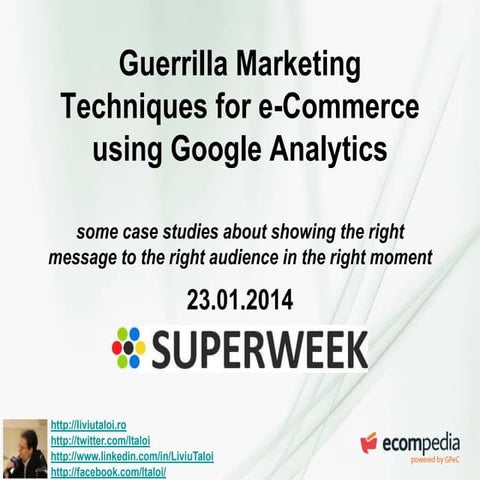 3 approaches to personalization (case studies) using google analytics, vibetrace and marketizator