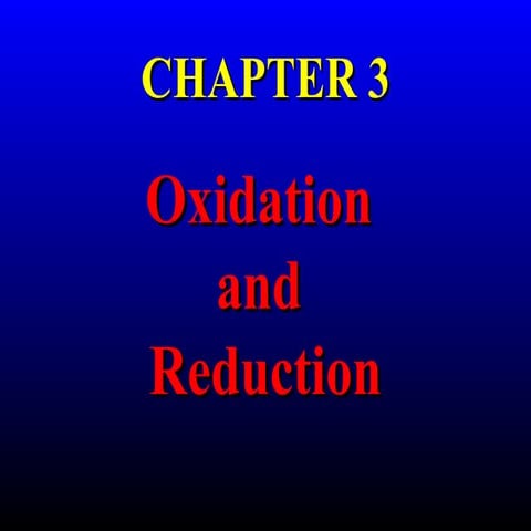 3 a redox reaction