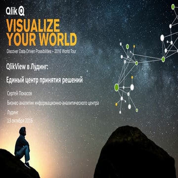 Опыт работы с Qlik в компании ГК Лудинг