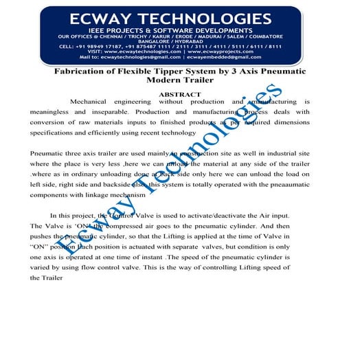 3 axis modern trailer