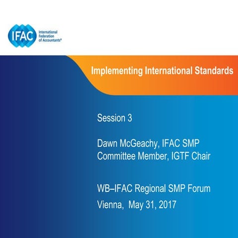 Implementing International Standards