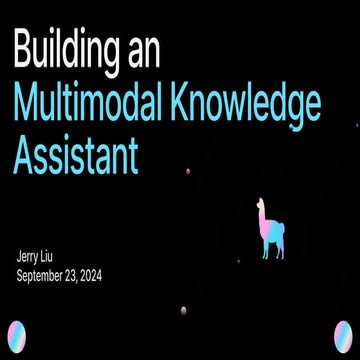 Multimodal Knowledge Assistance - Berkeley LLM AI Agents MOOC