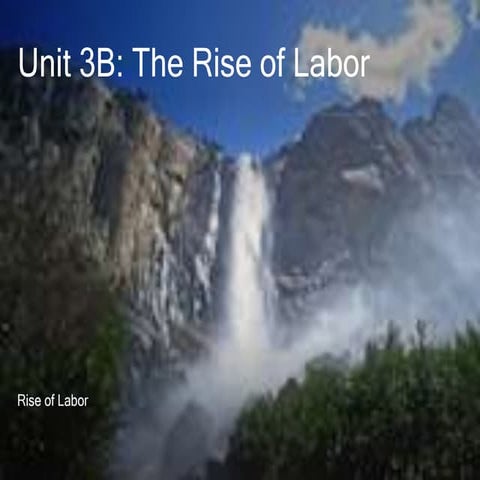 The Rise of Labor | PPTX | Business | Business and Finance