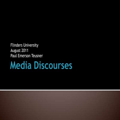 3 b   media discourses