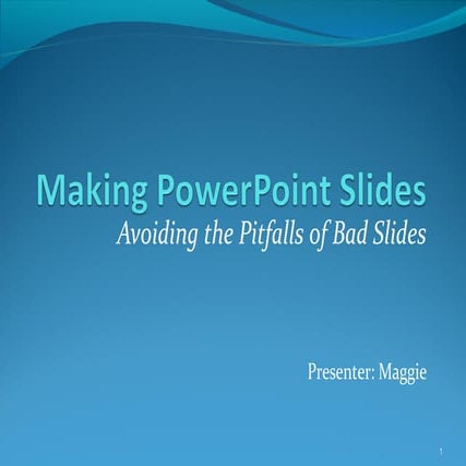 Making Powerpoint Slides 2