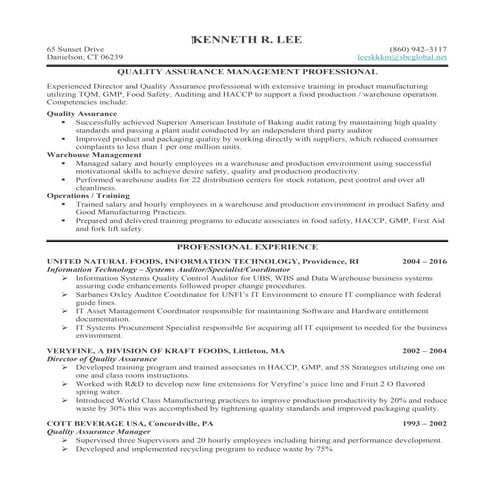 Lee, Kenneth - RESUME 1.19.16QA