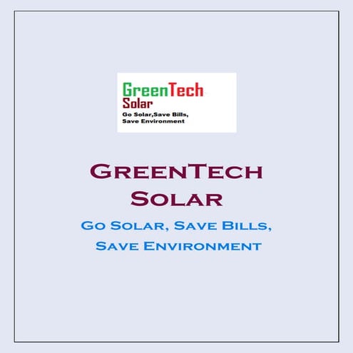 GreenTech Solar_Profile