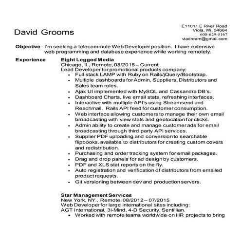 DavidGroomsResume