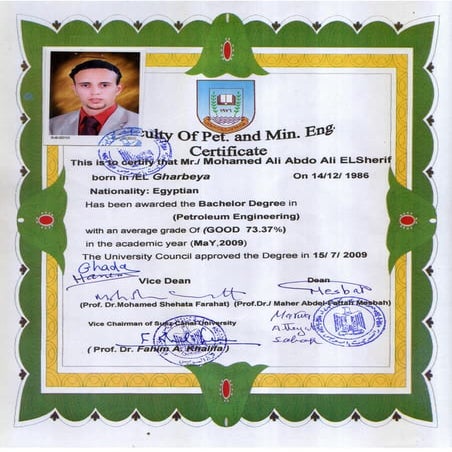 Attested Graduation Certificate | PDF