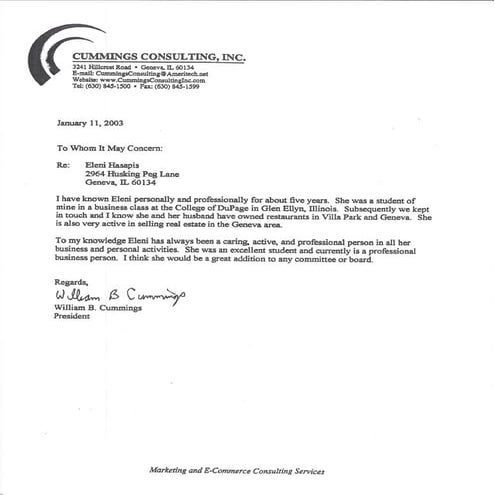 JM Recommendation Letter (2005) | PDF
