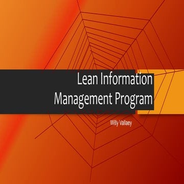 Lean_Information_Management_Plan