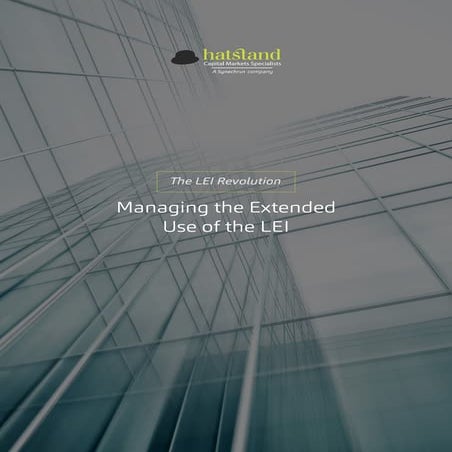 Hatstand Snapshot - The LEI Revolution