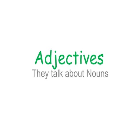Adjective