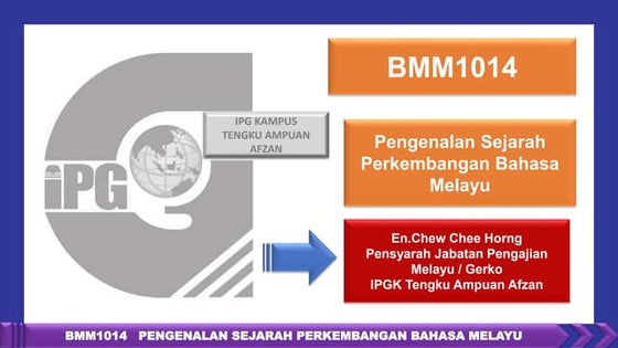 1 Asal Usul Bahasa Melayu | PDF